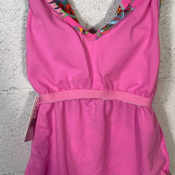 Jessica Simpson Women's Rosies Bushes One-Piece Swimsuit Medium - Picture 10 of 13